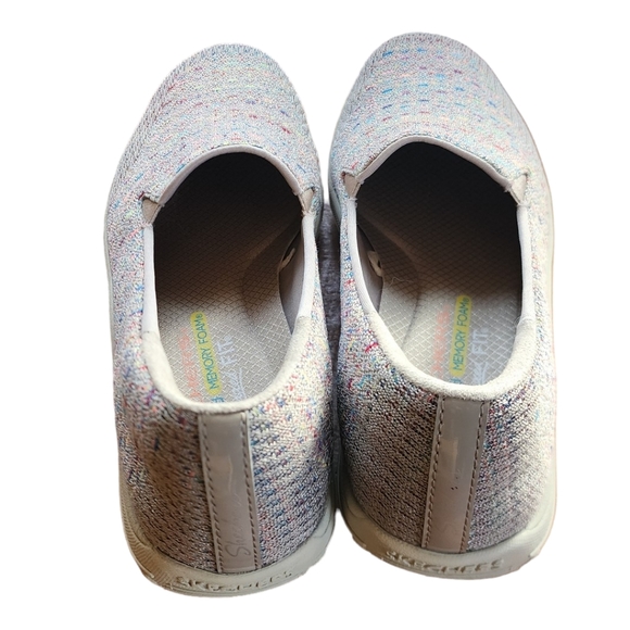 Skechers Women's 8 Reggae Fest Wicker Slip On Shoes - Picture 4 of 5